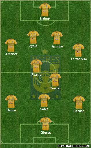 Club Universitario de Nuevo León Formation 2015