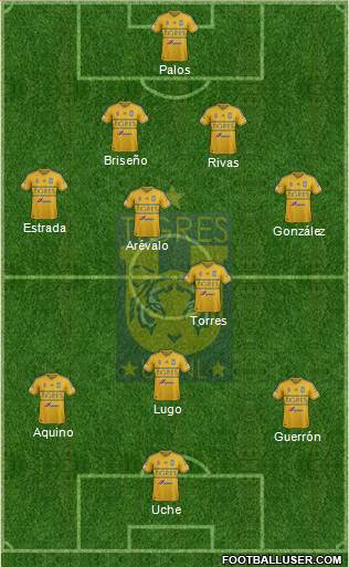 Club Universitario de Nuevo León Formation 2015