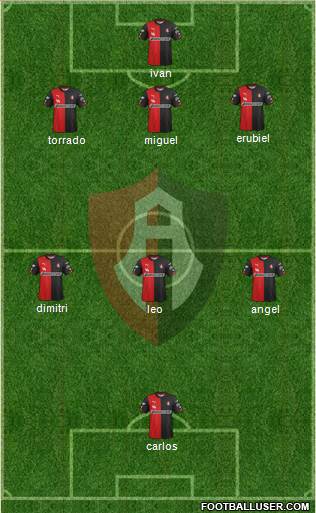 Club Deportivo Atlas Formation 2015