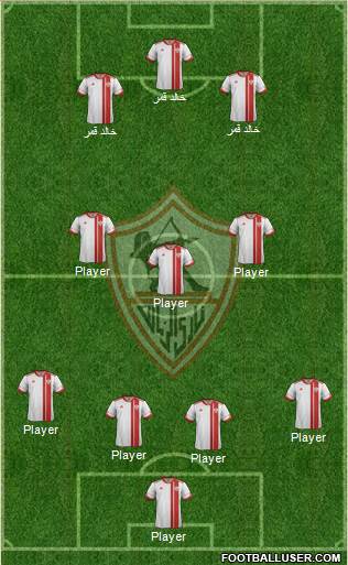 Zamalek Sporting Club Formation 2015