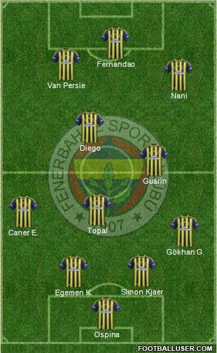 Fenerbahçe SK Formation 2015
