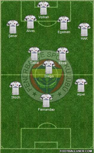 Fenerbahçe SK Formation 2015