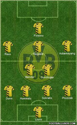 Borussia Dortmund Formation 2015