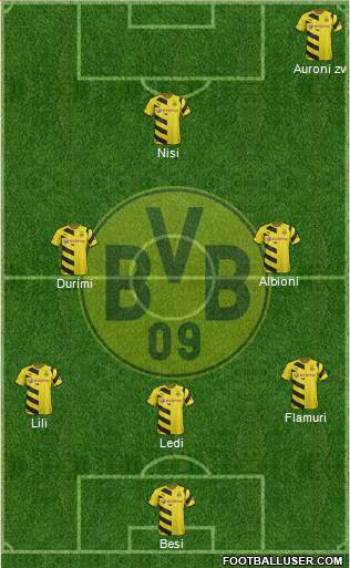 Borussia Dortmund Formation 2015