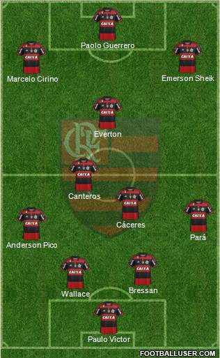 CR Flamengo Formation 2015