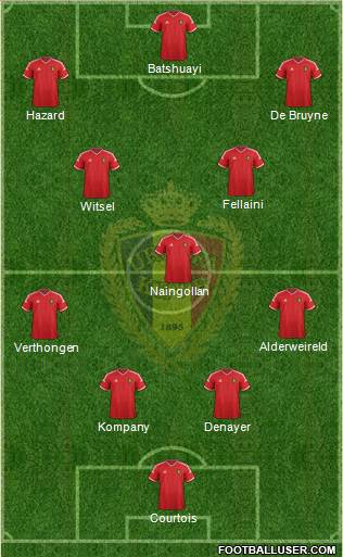 Belgium Formation 2015