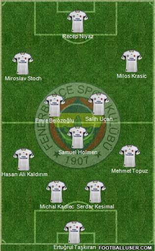 Fenerbahçe SK Formation 2015