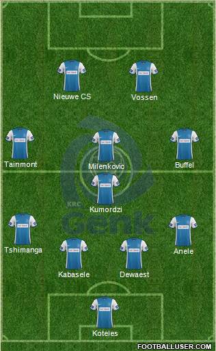 K Racing Club Genk Formation 2015