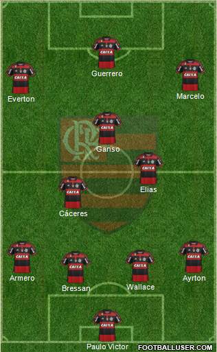 CR Flamengo Formation 2015