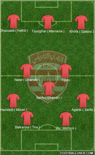 Club Africain Tunis Formation 2015