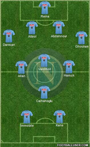 Napoli Formation 2015