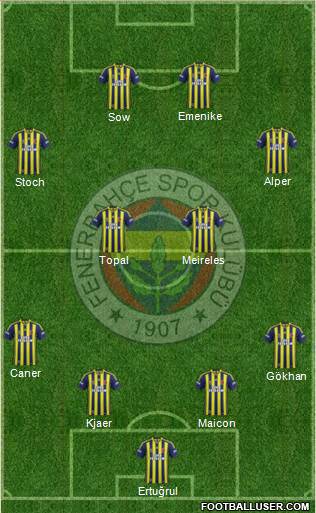 Fenerbahçe SK Formation 2015