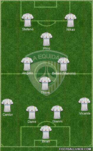 CD La Equidad Formation 2015