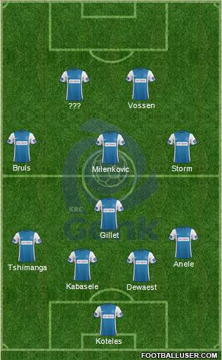 K Racing Club Genk Formation 2015