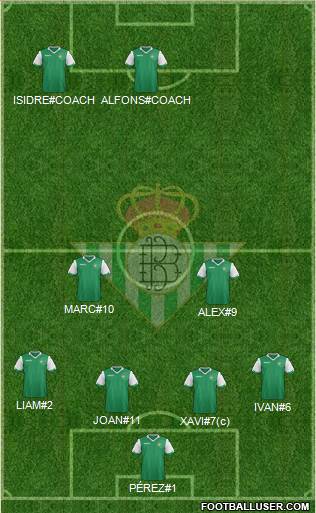 Real Betis B., S.A.D. Formation 2015