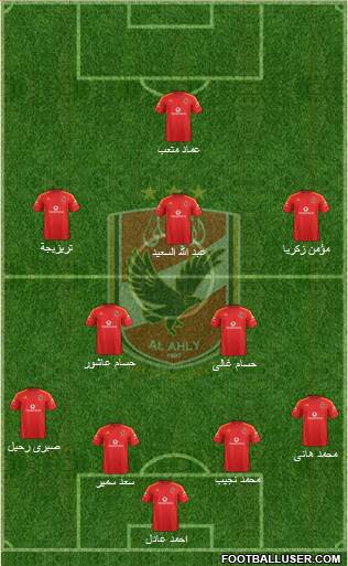 Al-Ahly Sporting Club Formation 2015