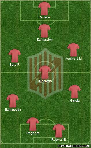 9 de Julio Formation 2015