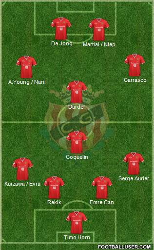 C. Gimnàstic Tarragona S.A.D. Formation 2015