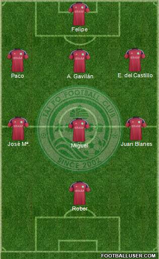 Tai Po Football Club Formation 2015