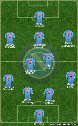 Napoli Formation 2015