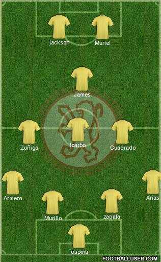 CDF Deportivo Rionegro Formation 2015