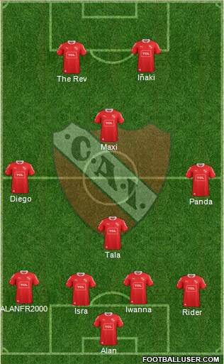 Independiente Formation 2015