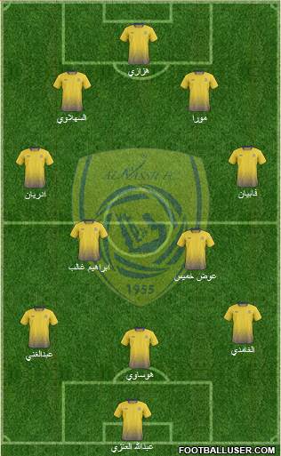 Al-Nassr (KSA) Formation 2015