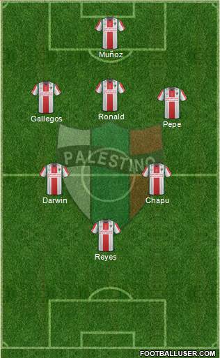 CD Palestino S.A.D.P. Formation 2015