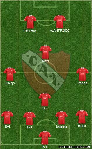 Independiente Formation 2015