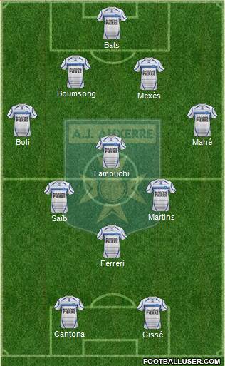 A.J. Auxerre Formation 2015