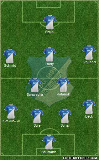 TSG 1899 Hoffenheim Formation 2015