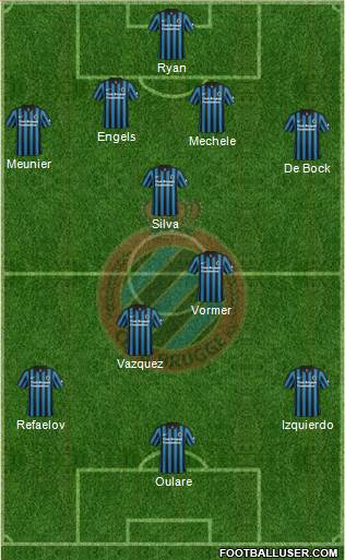 Club Brugge KV Formation 2015