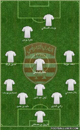 Club Africain Tunis Formation 2015