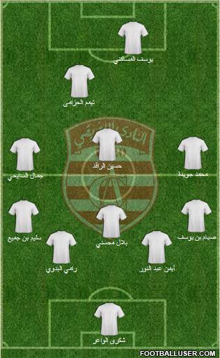 Club Africain Tunis Formation 2015