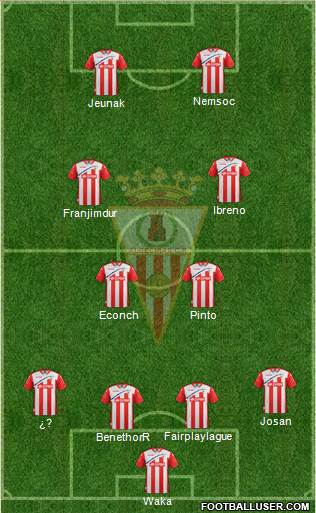 Algeciras C.F. football formation