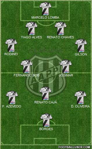 AA Ponte Preta Formation 2015