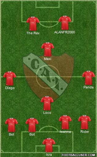 Independiente Formation 2015