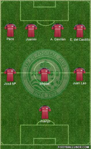 Tai Po Football Club Formation 2015