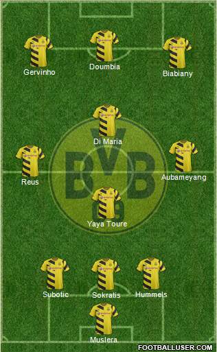 Borussia Dortmund Formation 2015