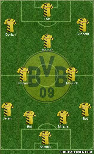 Borussia Dortmund Formation 2015