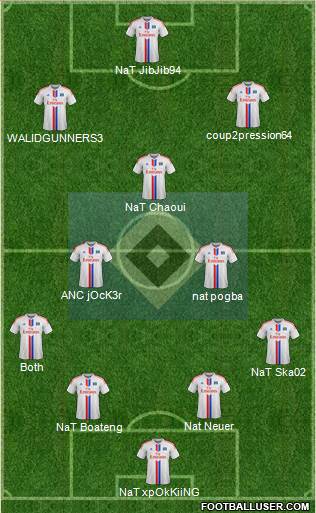 Hamburger SV Formation 2015