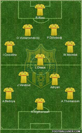 FC Nantes Formation 2015