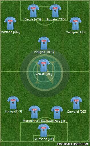Napoli Formation 2015