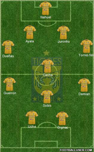 Club Universitario de Nuevo León Formation 2015
