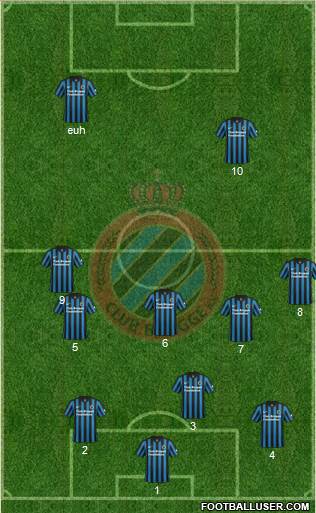 Club Brugge KV Formation 2015