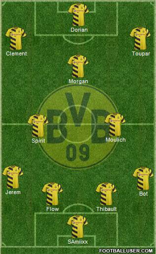 Borussia Dortmund Formation 2015