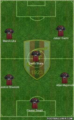 KS Flamurtari Vlorë Formation 2015