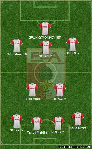 FC Augsburg Formation 2015