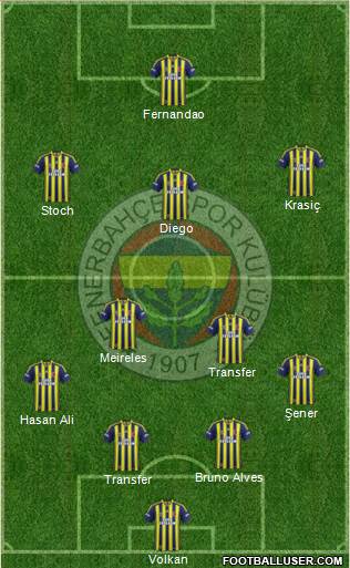 Fenerbahçe SK Formation 2015