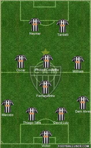C Atlético Mineiro Formation 2015